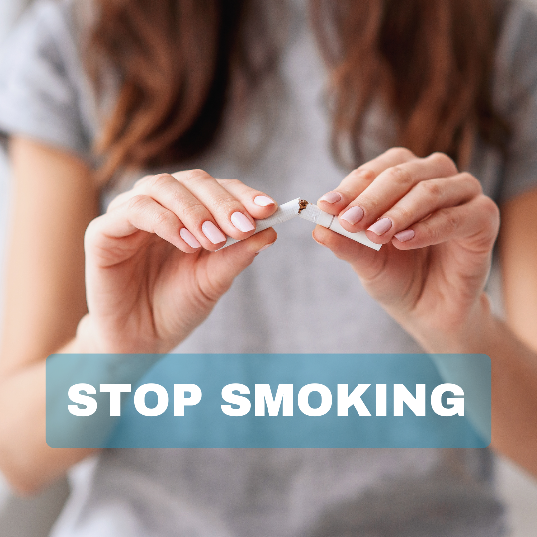 stop smoking hypnotherapy button